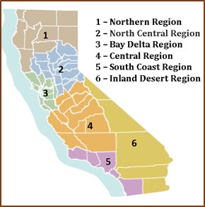 region map - links to region information